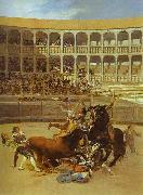 Francisco Jose de Goya Death of Picador oil painting artist